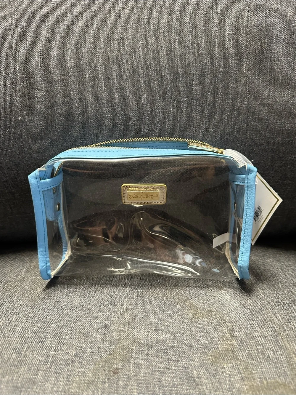 Lilly Pulitzer Pencil Pouch in Frenchie Blue